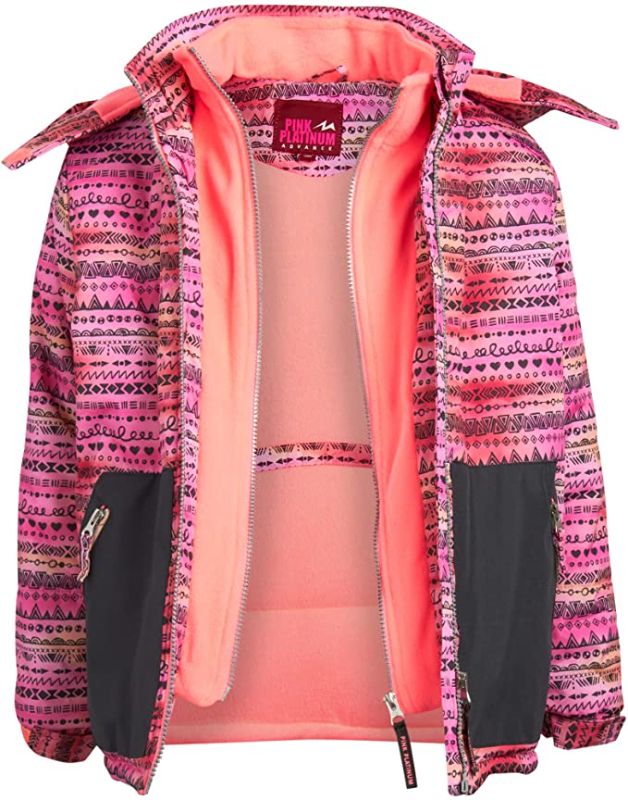 Photo 1 of Pink Platinum Girls' Snowsuit - Water Resistant Winter Jacket, SIZE 14-16