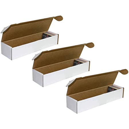 Photo 1 of 6 PACK BUILDABLE CARDBOARD STORAGE BOXES 10 X 14 X 4 INCHES