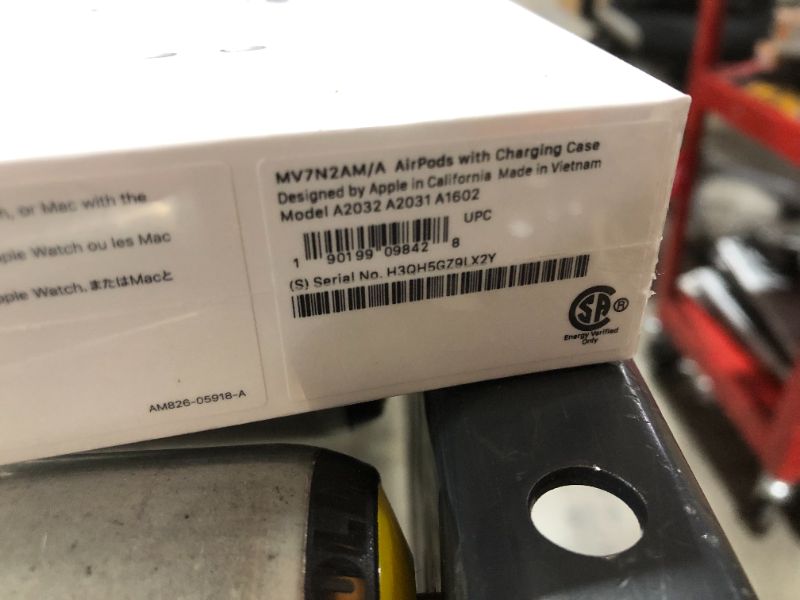 Photo 1 of Apple - AirPods with Charging Case (2nd generation) - White