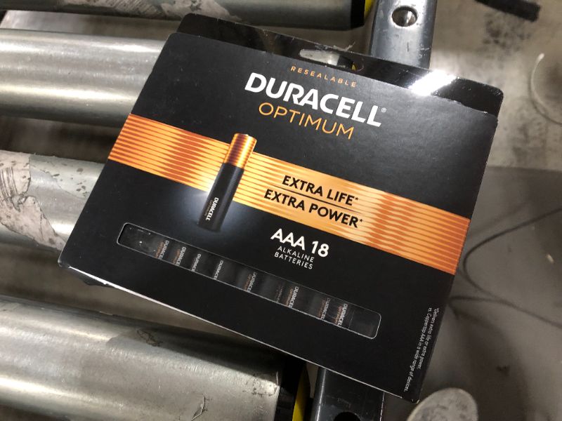 Photo 2 of Duracell Optimum AAA Batteries - 18 Pack Alkaline Battery with Resealable Tray

