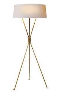 Photo 1 of Visual Comfort Suzanne Kasler Thornton 54 inch 25 watt Hand-Rubbed Antique Brass Decorative Floor Lamp Portable Light SK1004HAB-NP