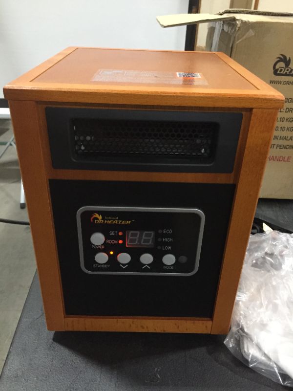 Photo 2 of Dr. Infrared Heater DR-968 Portable Space Heater, 1500W
