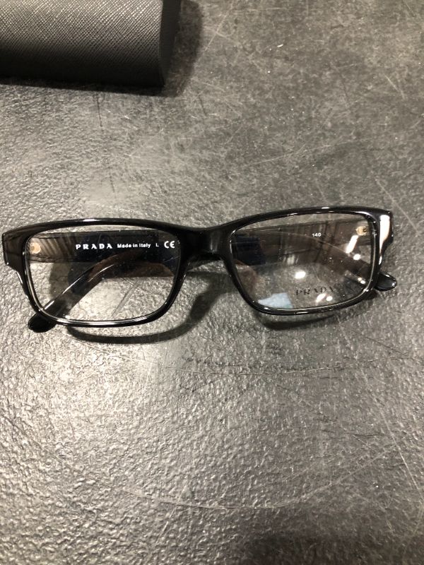 Photo 2 of PRADA EYEGLASSES 16M 1AB-101 BLACK VPR16M 53/16/140
No Prescription 