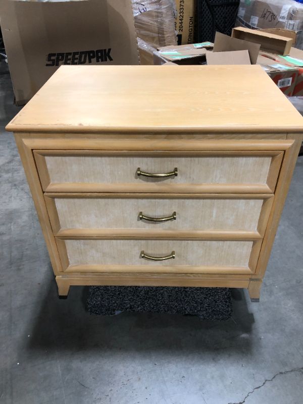 Photo 1 of 3 DRAWER NIGHT STAND 22L X 30W X 29H INCHES