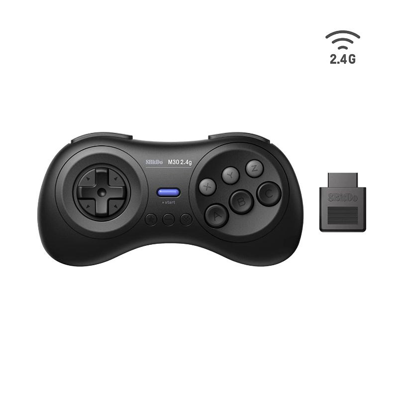 Photo 1 of 8Bitdo M30 2.4G Wireless Gamepad for the Original Sega Genesis and Sega Mega Drive - Sega Genesis,Black