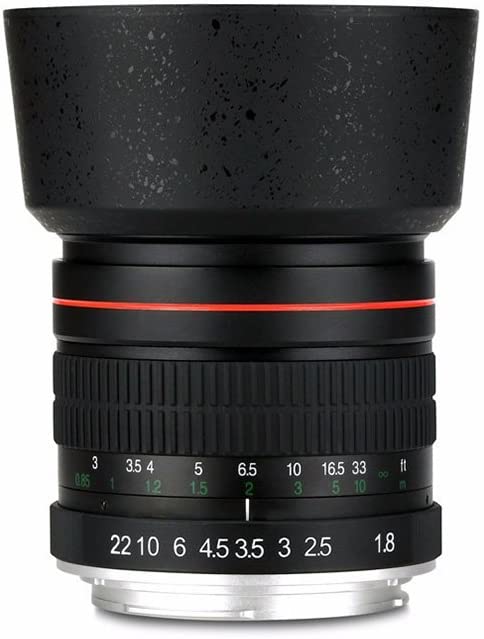 Photo 1 of Lightdow 85mm F1.8 Medium Telephoto Manual Focus Full Frame Portrait Lens for Canon EOS