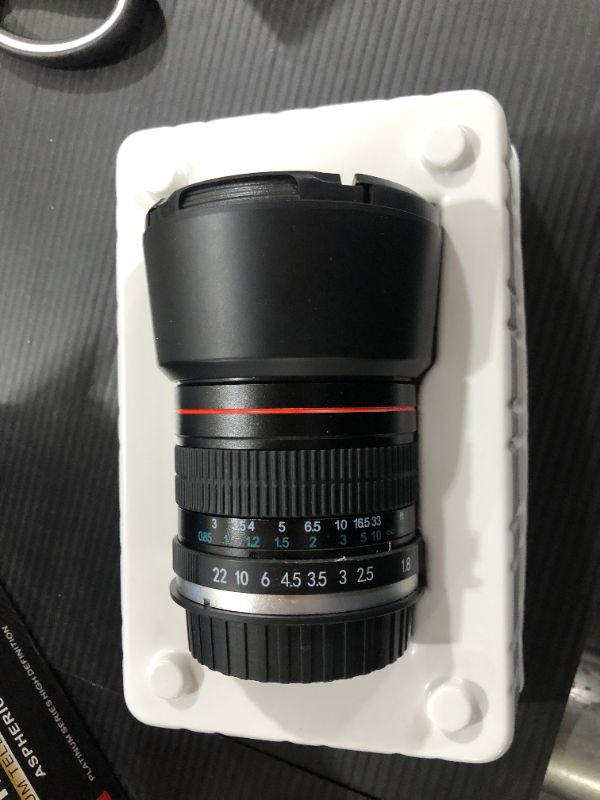 Photo 2 of Lightdow 85mm F1.8 Medium Telephoto Manual Focus Full Frame Portrait Lens for Canon EOS
