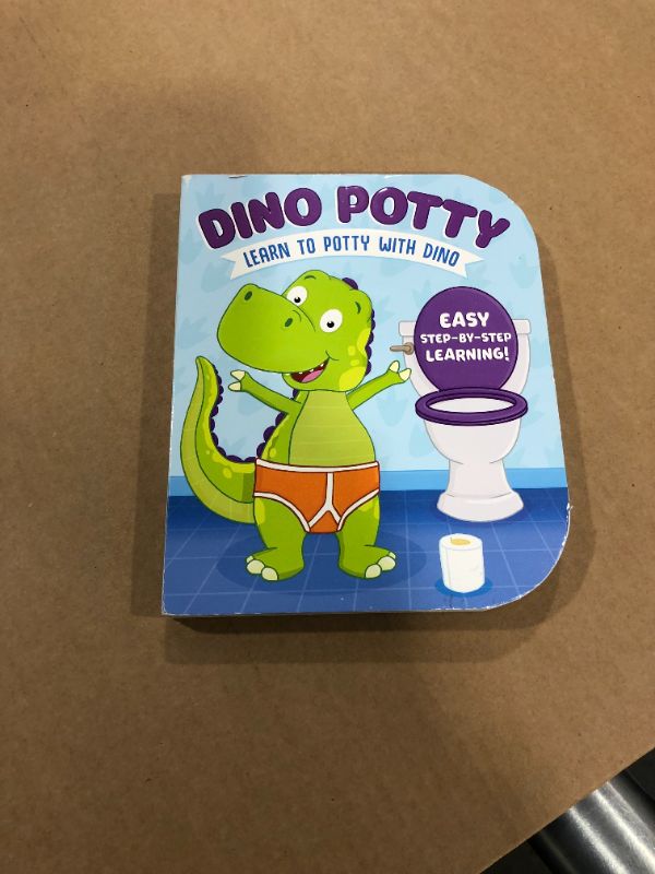 Photo 2 of Dino Potty-Engaging Illustrations and Fun, Step-by-Step Rhyming Instructions get Little Ones Excited to Use the Potty on their Own! 