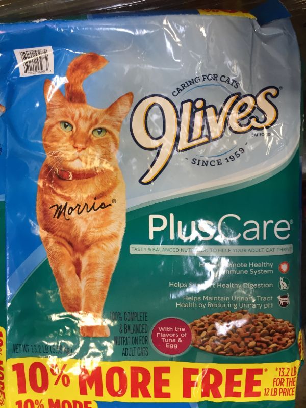 Photo 2 of 2 Pack!!! 9Lives Plus Care Dry Cat Food, 13.3Lb | 26.6Lb Total BB: 05/22/2022
