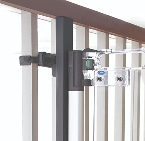 Photo 1 of Qdos Universal Stair Mounting Kit for All Baby Gates - Universal Solution for Gate Installation on Banisters and Spindles - No Screws in Banister - Works with All Gates - Easy Installation | Slate
