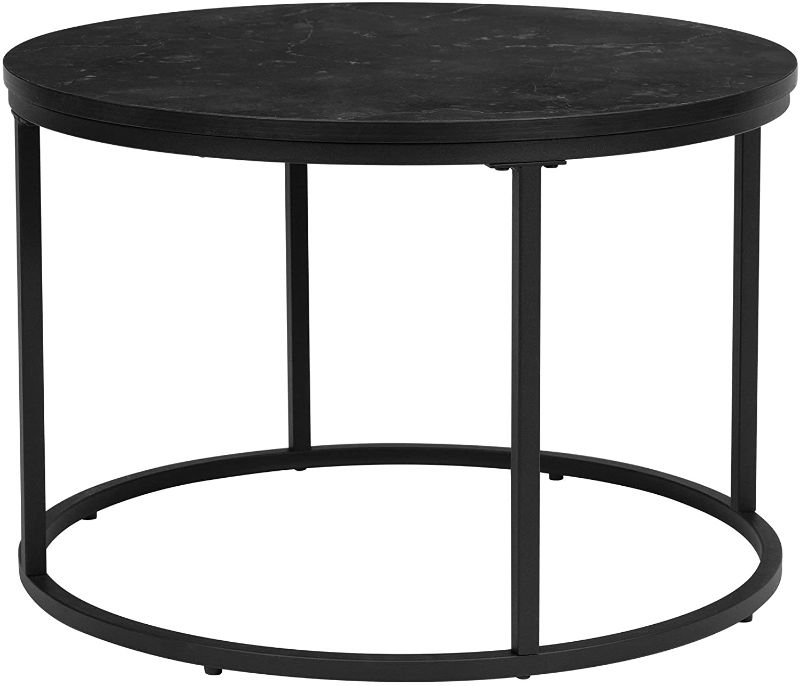 Photo 1 of Ball & Cast Home Kitchen End Table 23.25 Dia Black Set of 1
