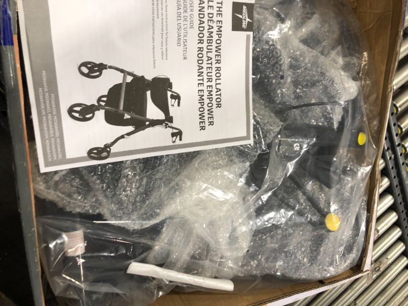 Photo 2 of Medline Empower Rollator, Smoky Black