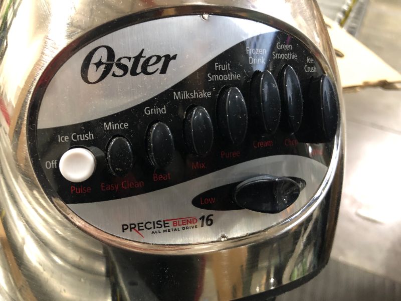 Photo 2 of Oster 6812-001 Core 16-Speed Blender with Glass Jar, Black
