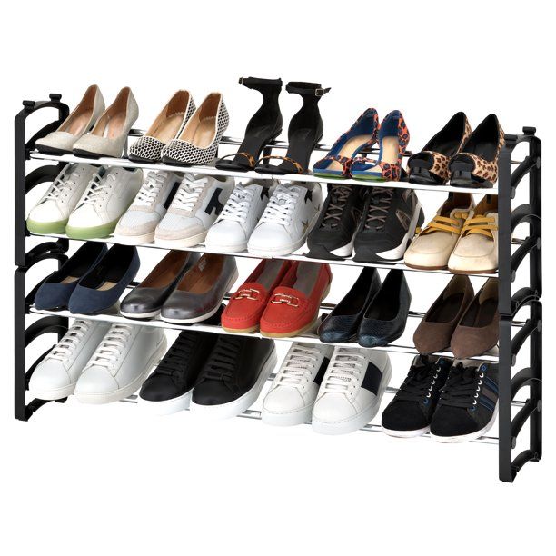 Photo 2 of 4-Tier Shoe Rack Organizer