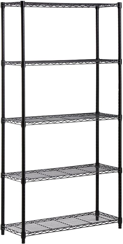 Photo 1 of  Storage Shelving, 5-Tier, Black