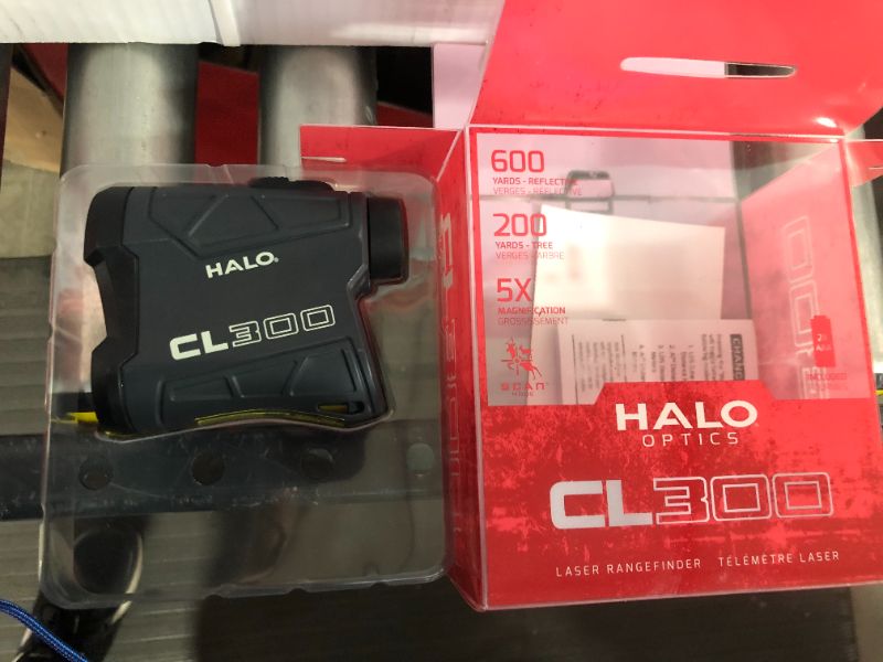 Photo 2 of Halo2Cloud CL300 Golf Rangefinder, 300 Yard Range, 5X Magnification, Batteries Included