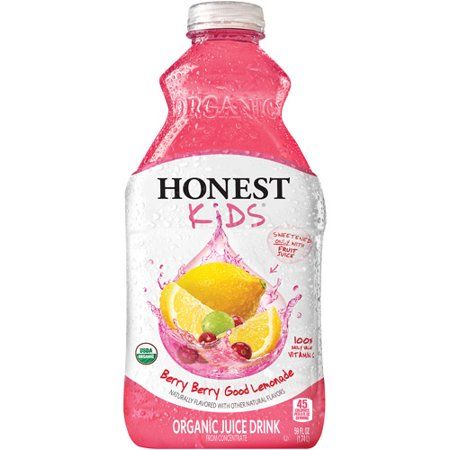 Photo 1 of [4Pack] Honest Kids Organic Juice, Berry Berry Good Lemonade, 59 Fl Oz