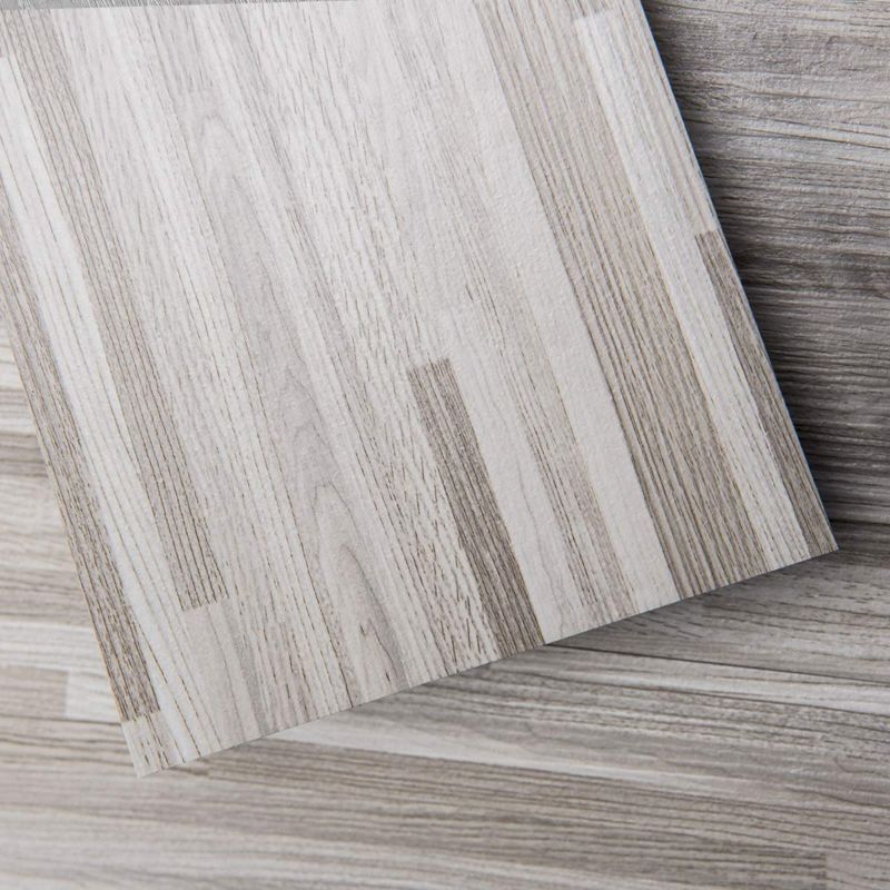Photo 1 of Art3d Peel and Stick Floor Tile Vinyl Wood Plank 18 Sq.Ft, Dusty Grey, Rigid Surface Hard Core Easy DIY Self-Adhesive Flooring
