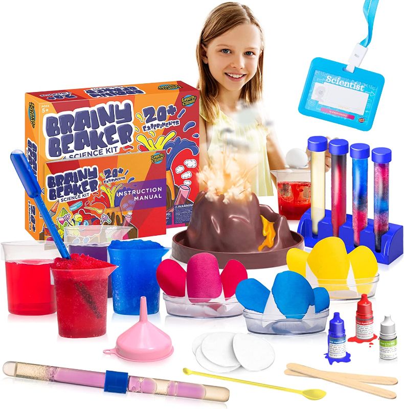 Photo 1 of Learn & Climb 21 Science Experiments for Kids - Science Kit Gift Set - Ages 6-8