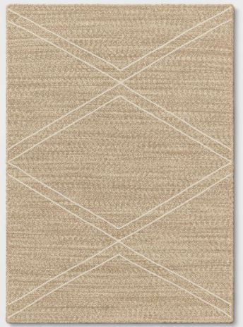 Photo 1 of Braided Diamond Outdoor Rug - Threshold 5X7