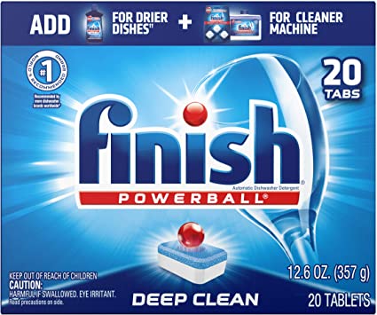 Photo 1 of 2 Boxes of Finish All in 1 Powerball Fresh, 20ct, Dishwasher Detergent Tablets

