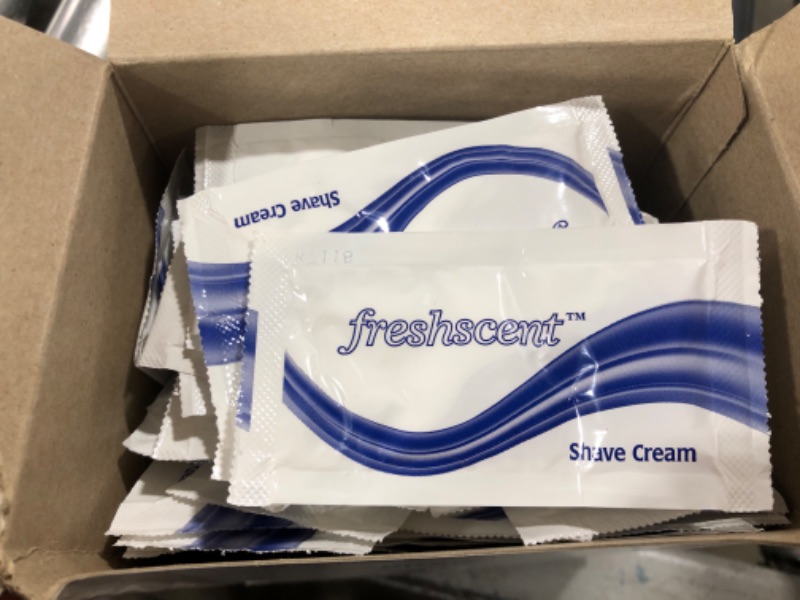 Photo 2 of Freshscent Shaving Cream Packs 0.25oz (Pack of 100)
