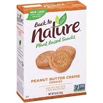 Photo 1 of 4 Boxes of Back to Nature Non-GMO Cookies, Peanut Butter Creme, 9.6 Ounce **BEST BY: 03/14/2022**
