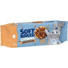 Photo 1 of 7 Cases of Pillsbury Soft Baked Cookies, Peanut Butter with Chocolatey Drizzle, 9.53 oz, 18 ct **BEST BY: 02/22/2022**
