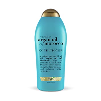 Photo 1 of OGX Renewing + Argan Oil of Morocco Hydrating Hair Conditioner, Cold-Pressed Argan Oil to Help Moisturize, Soften & Strengthen Hair, Paraben-Free with Sulfate-Free Surfactants, 25.4 fl oz(Pack of 4)
