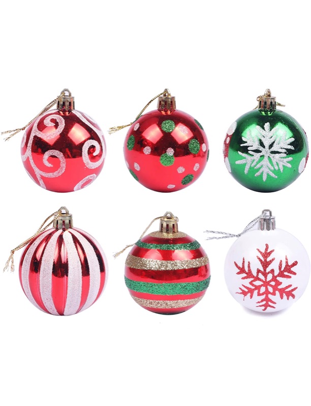 Photo 1 of 34ct Christmas Ball Ornaments