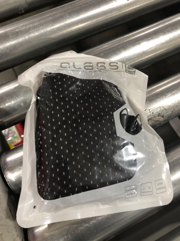 Photo 2 of ALTRUB 2 Pack Adjustable Reusable Washable Sports Face Mask, Multi-Layer Design Athletic Mask Workout Mask with Adjustable Strap (Black)
