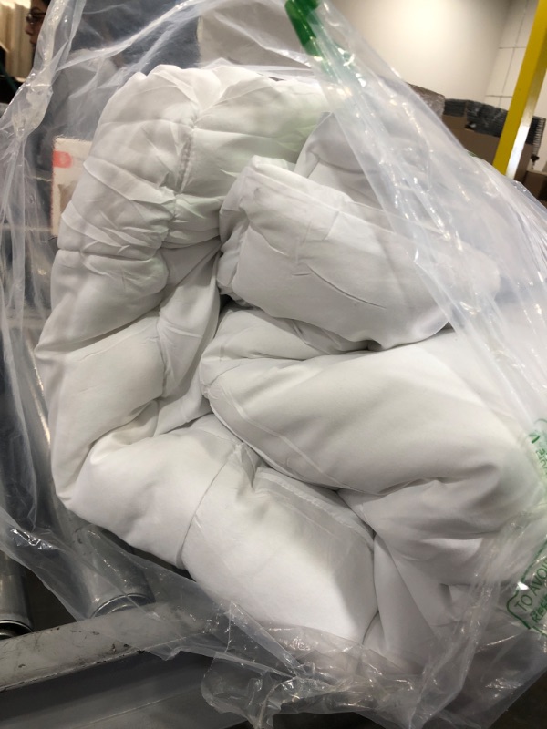 Photo 2 of Bedding Down Alternative Comforter (King, White) - All Season Comforter