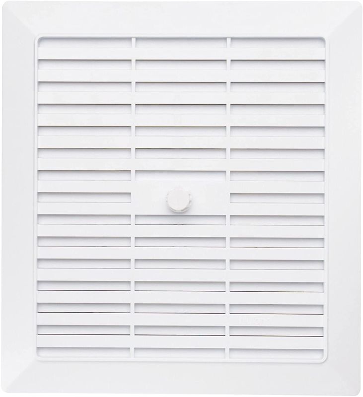 Photo 1 of Broan-NuTone G686N Grille for NuTone 686 Bath Fan 9-1/2 in. L x 8-11/16 in. W x 1/2 H in. White
