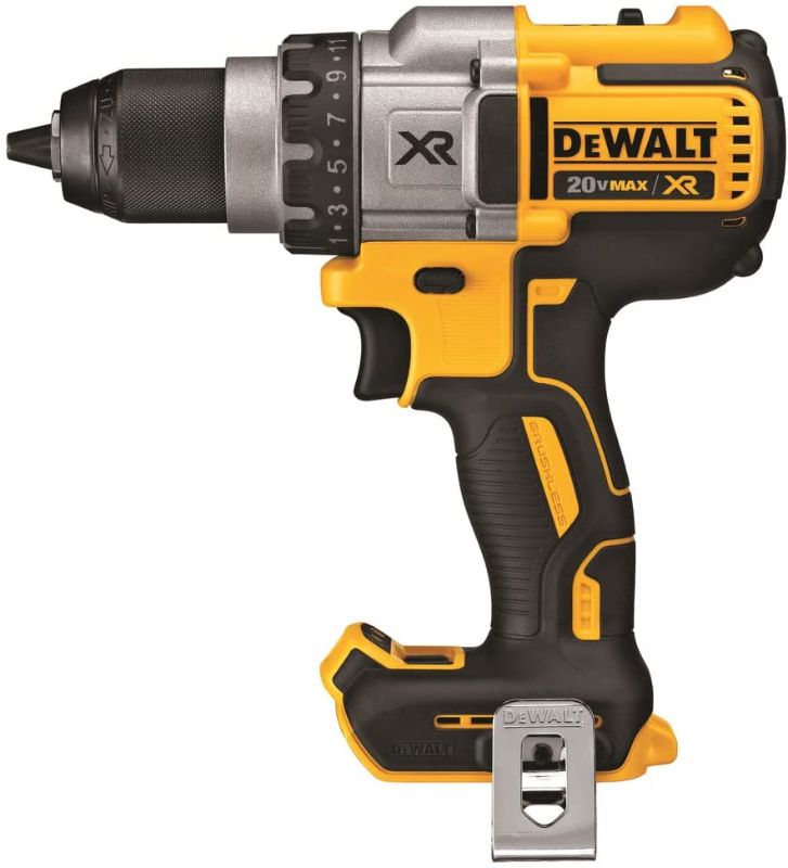 Photo 1 of DEWALT 20V MAX XR Brushless Drill/Driver with 3 Speeds - Bare Too (unable to test)