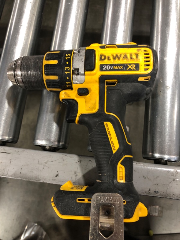 Photo 2 of DEWALT 20V MAX XR Brushless Drill/Driver with 3 Speeds - Bare Too (unable to test)