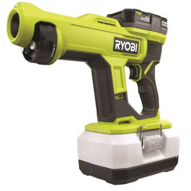 Photo 1 of Ryobi PSP02K2 Cordless Handheld Electrostatic Sprayer Kit WITHOUT CHARGER