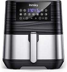 Photo 1 of Innsky Air Fryer XL 5.8 QT, ?2021 Upgraded? 11 in 1 Oilless Air Fryers Oven, Easy One Touch Screen with Preheat & Delay Start, ETL Listed, Airfryer 1700W for Air Fry, Roast, Bake, Grill, Recipe Book