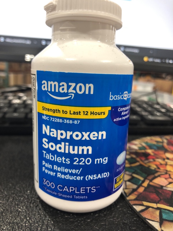 Photo 2 of Amazon Basic Care Naproxen Sodium Tablets, 300 Count
