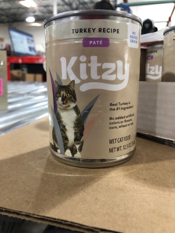 Photo 2 of  Kitzy Wet Cat Food, Turkey Pate ( 12 PACK )