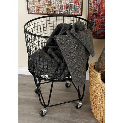 Photo 1 of CosmoLiving by Cosmopolitan Metal Laundry Hamper
