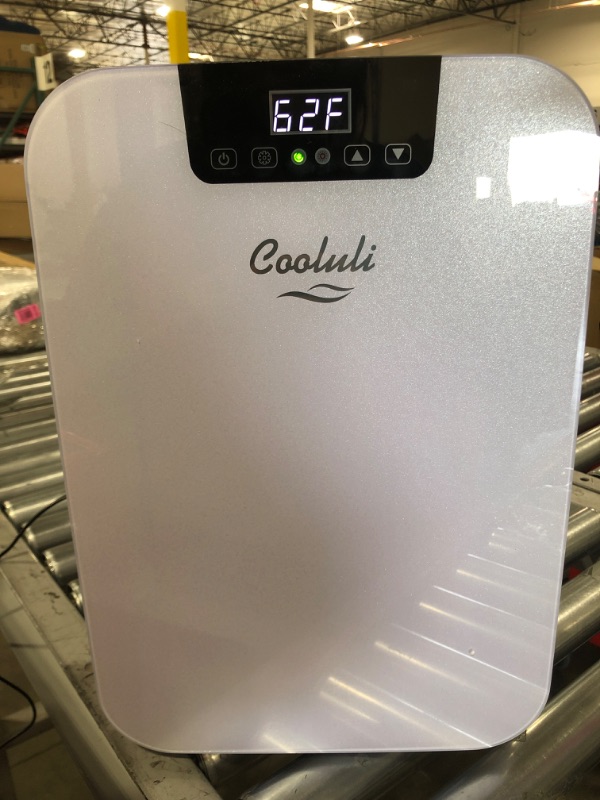 Photo 2 of Cooluli Concord White 20 LITER Compact Cooler Warmer Mini Fridge