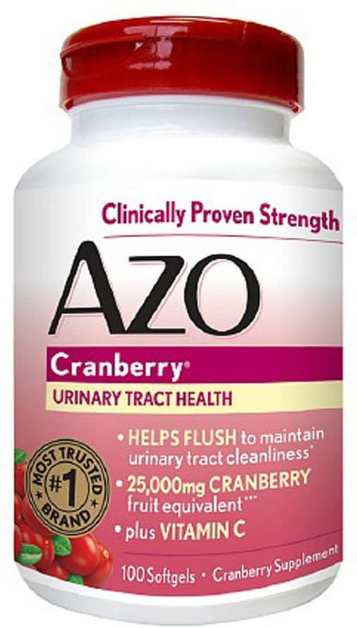 Photo 1 of AZO Cranberry, Maximum Strength, Softgels 100 ea (Pack of 2)
