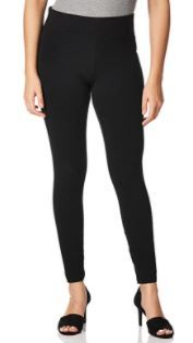 Photo 1 of HUE Women's Cotton Ultra Legging with Wide Waistband, Assorted M