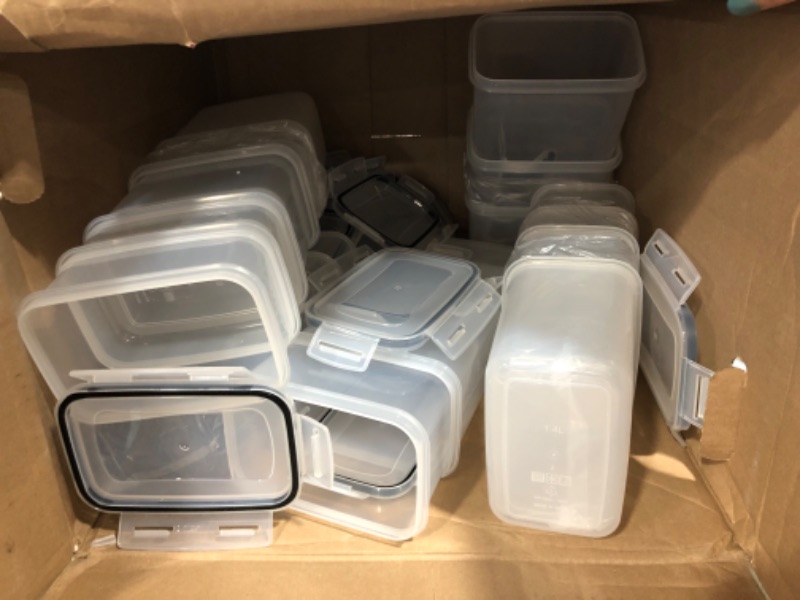 Photo 1 of Airtight Food Storage Containers 15-Piece Set, Kitchen & Pantry Organization, BPA Free Plastic Storage Containers with Lids, for Cereal, Flour, Sugar, Baking Supplies
