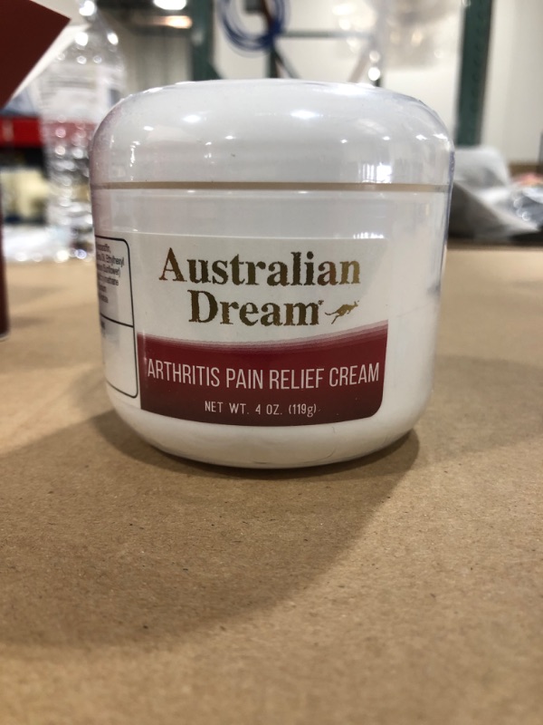 Photo 2 of Australian Dream Arthritis Pain Relief Cream - for Muscle Aches or Back Pain - 4 Oz Jar
