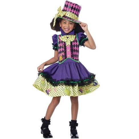 Photo 1 of California Costumes Deluxe Mad Hatter-ess Child Costume

