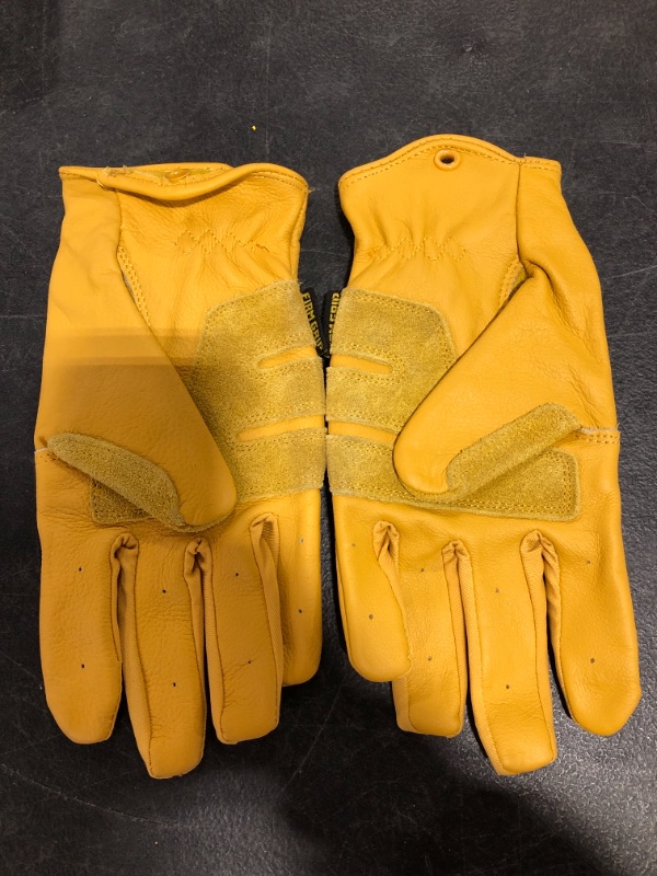 Photo 2 of FIRM GRIP GENUINE LEATHER GLOVES, SIZE LARGE.