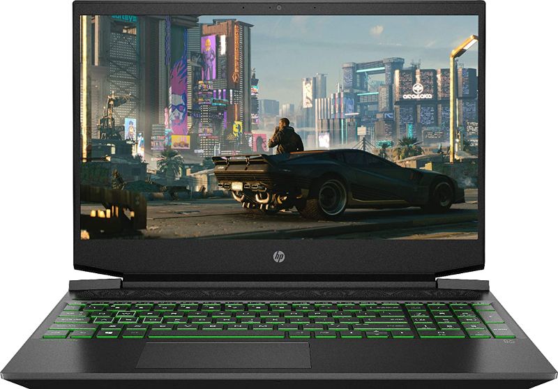 Photo 1 of HP - Pavilion 15.6" Gaming Laptop - AMD Ryzen 5 - 8GB Memory - NVIDIA GeForce GTX 1650 - 256GB SSD - Shadow Black
