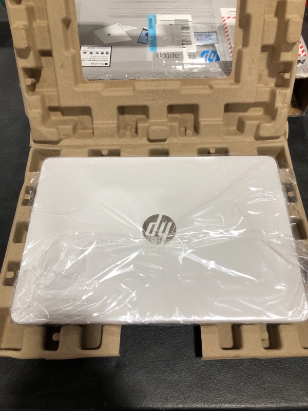 Photo 3 of HP 14-dq0032dx 14" HD Notebook Computer, Intel Celeron N4020 1.1GHz, 4GB RAM, 64GB eMMC Flash Memory, Windows 11 Home S Mode, Snowflake White
