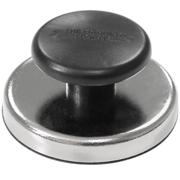 Photo 1 of 25 lb. Heavy Duty Round Base Magnet Pull with Knob
